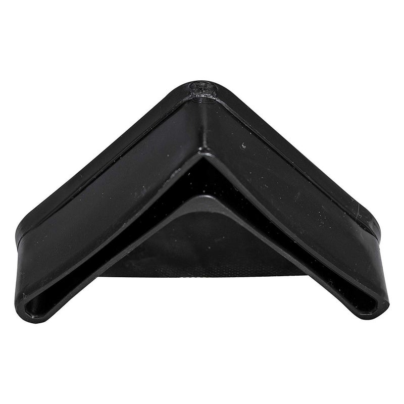 Prescott Plastics 1.5" Inch Angle Ironed Plug Insert (50 Pack), L Shaped End Cap for Metal Tubing, Fence, Glide Insert for Pipe Post and Furniture - Image 3